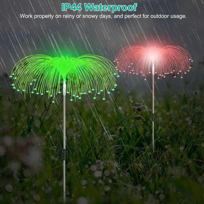 5 In 1 Outdoor Solar Light Jellyfish Landscape Stake Decorative Lamp