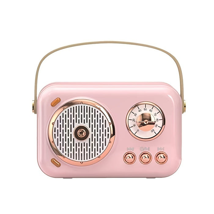 Portable KTV Speaker With Microphone Set; Retro BT Speaker With Home Karaoke Machine; Portable Handheld Karaoke Mics Speaker Machine For Kids And Adults Home Party Birthday